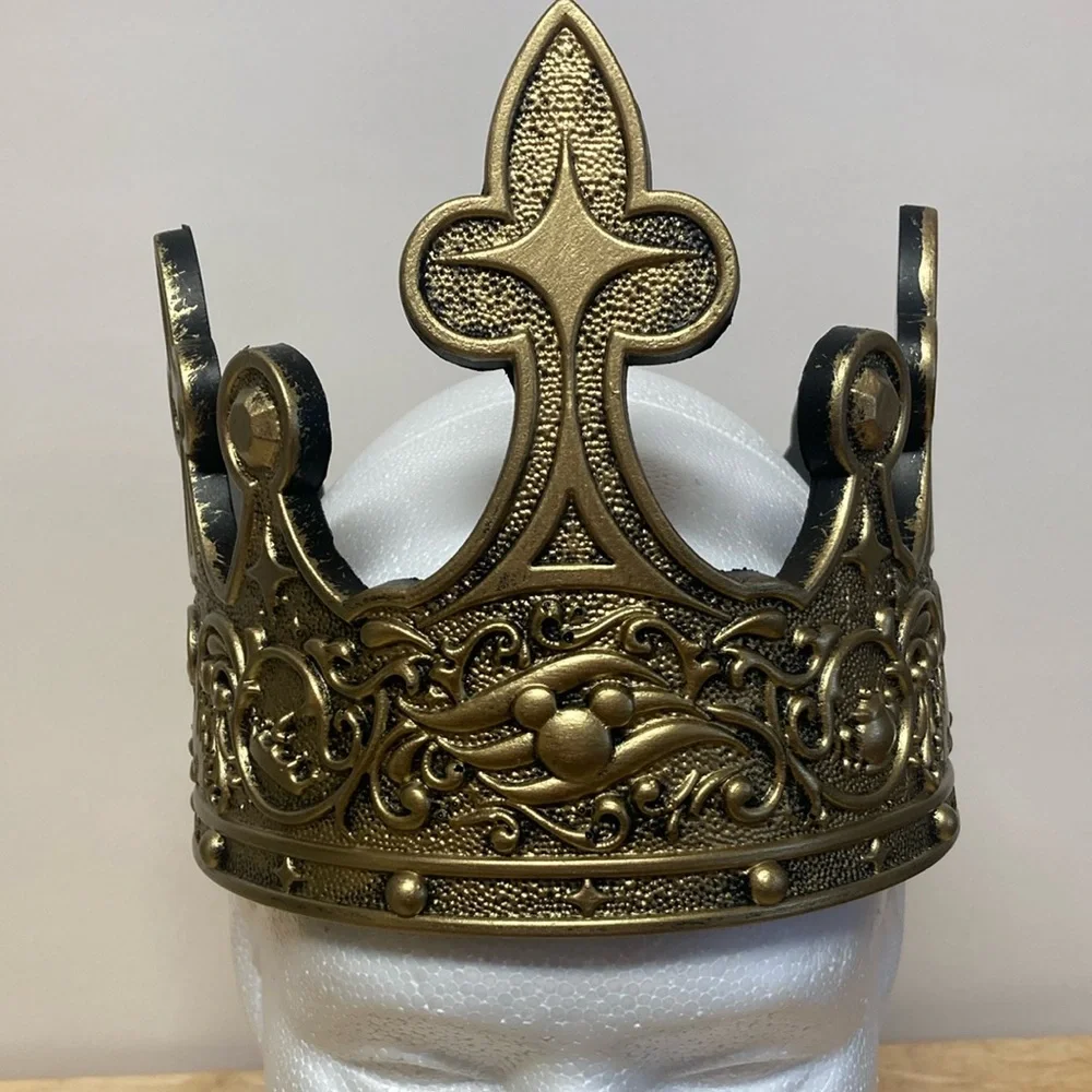 Disney Crown for King Royalty Flexible Adjustable Wrap-around Plastic Foam